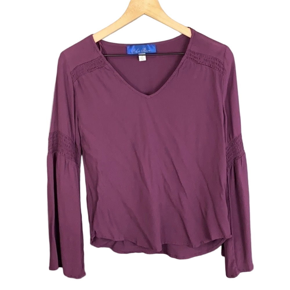 Blue Rain Francescas  boho top